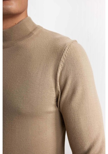 DeFacto Slim Fit Dar Kesim Yarım Balıkçı Yaka Basic Düz Triko Kazak R1127AZ24WNBG684 DeFacto Slim Fit Dar Kesim Yarım Balıkçı Yaka Basic Düz Triko Kazak R1127AZ24WNBG684