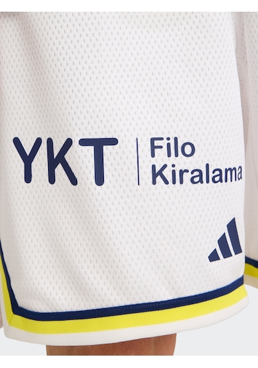 Fenerbahçe Basket Erkek Beyaz Maç Şortu 25/26 Beyaz