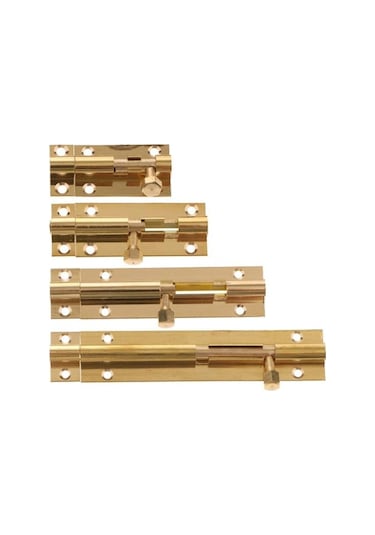 Pirinç Kapı Slayt Yakalama Kilit Cıvata Mandalı Ev Kapısı Dolap Pencere Güvenlik Aracı 100mm