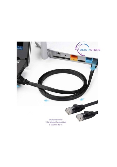 Cat5 Rj45 Slim Internet Bağlantı Kablosu