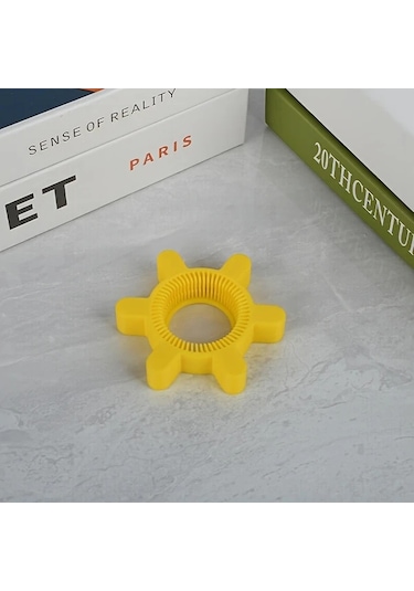 Besthome1 Sarı Manuel Vidalı Kapak Açacağı - Ergonomik Sap, Dayanıklı Dişli Tasarım, Mutfak Aparatı Sarı