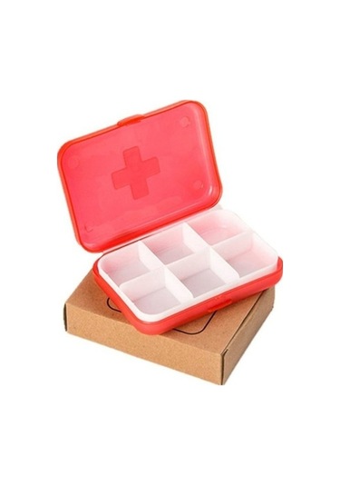 Tongxida Yuvalı Vitamin Mini Kırmızı Hap Düzenleyici Adet 6 2 Mf Bosphorus Taşınabilir Sones Kırmızı