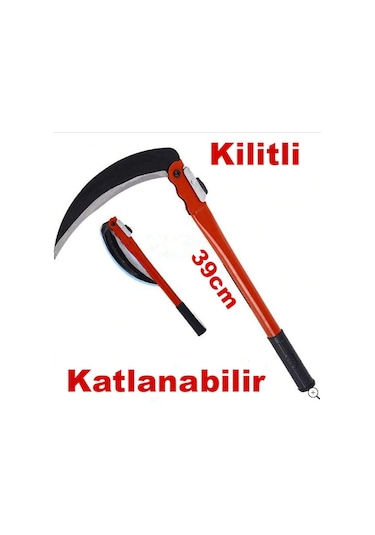 Orak. Tırpan Katlanır Kilitlenir Çelik Ot Biçme Orak N11.140