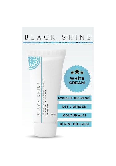 Black Shine Kararma Karşıtı Cilt Beyazlatıcı Krem 50 ML