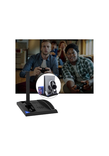 Ipega Pg P5013B Ps 5 Dualsense Şarj Istasyonu Ve Kulaklık Stan