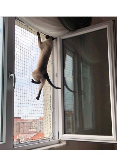 Winpet Winblock Pets Tek Kanat Pencere Güvenlik Ağı 80 x 140 CM