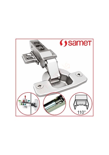 Samet Master Frenli Düz Menteşe Kapak Menteşesi