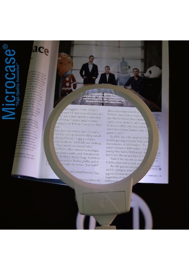 Masaüstü Ledli Aydınlatma 6X - 2X Büyütme Büyüteç 45 Cm - Al2490