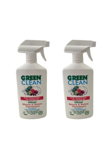 Green Clean Meyve Ve Sebze Temizleyici 500 Ml X 2 Adet