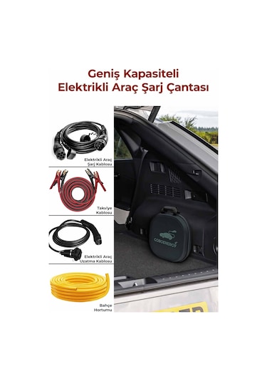 Goboenergy Elektrikli Araç Şarj Kablosu Çantası - Gbe4010a