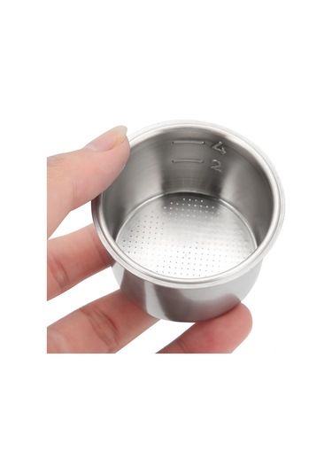 Shineyee 51mm Paslanmaz Çelik Kahve Filtre Sepeti - 10g Kapasite, Delicate Aroma Sağlar, Delonghi, Eupa, Breville Uyumlu - Profesyonel Kahve Aksesuarı