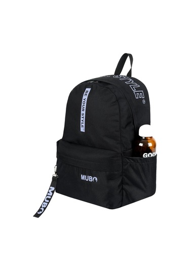 Geniş Hacimli Günlük Ve Okul Kullanımına Uygun Unisex Siyah Gri Sırt Çantası Pwcnt005 Siyah Gri