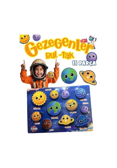 Kidsan Bultak Gezegenler Puzzle Kds-9013