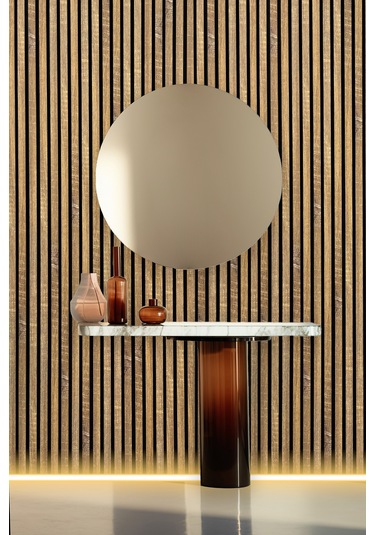 Mdf Ahşap Akustik Duvar Paneli 60x275 Cm - Asos Pvc 60x275