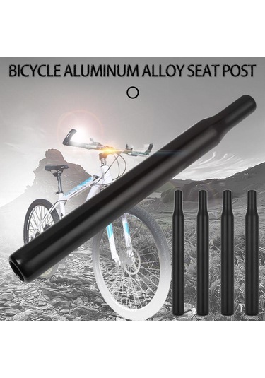 Dayanıklı Metal Alaşım Bisiklet Destek Gidonu Bisiklet Sele Borusu Bisiklet Sele Borusu 28.6mm