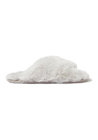 The White Company Suni Kürk Terlik Sürdürülebilir Ve Rahat Tasarım Leopar