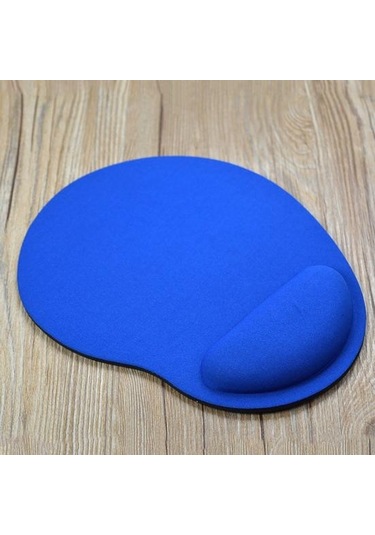 Lacivert Genel Kaymaz Yumuşak Eva Bilek Pedi Oyun Mouse Pad Pc Dizüstü Bilgisayar İçin