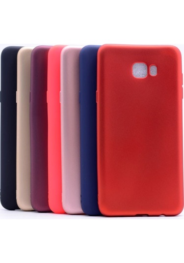 Samsung Uyumlu Galaxy C9 Pro Kilif Mat Estetik Silikon Siyah 251607806