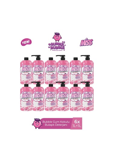 Miss Bulaşık Deterjanı Bubble 12'li