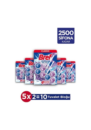 Bref Power Aktiv Lavanta 5 x 2'li Paket