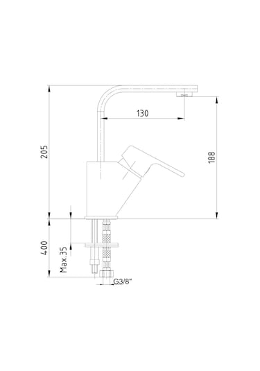 Ar Lunetta Lavabo Bataryası Kuğu Borulu 102188108