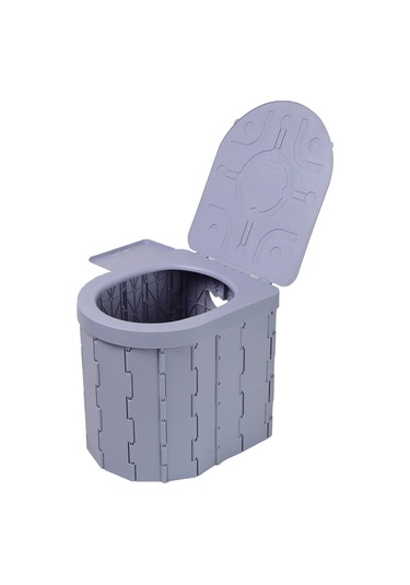 Açık Kamp Taşınabilir Katlanabilir Tuvalet Haki