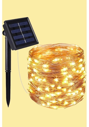 Solar Güneş Enerjili Gün Işığı 200led Çok Renkli