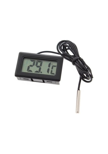 Aek-tech Mini Dijital Prob Termometre siyah