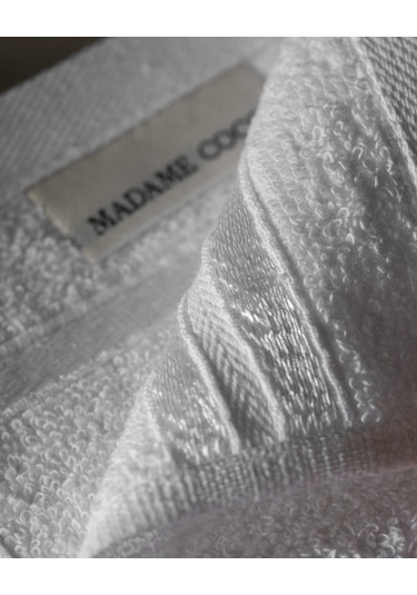 Maynor Bordürü Floşlu 2'li %100 Pamuk El Havlusu - Beyaz 8684427114384 Beyaz