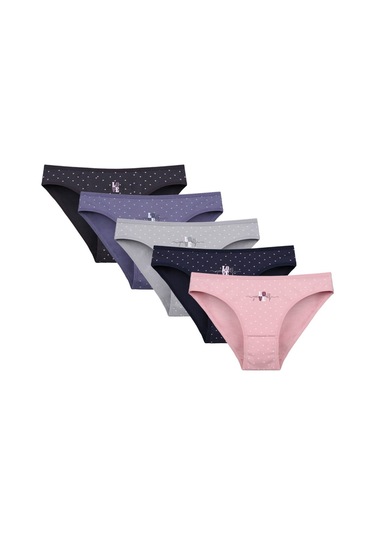 5'li Kadın Külot 2181b8 Antrasit