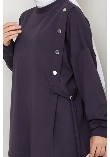 Çıtçıt Detaylı Oysho İkili Takım 1624 - Antrasit Antrasit