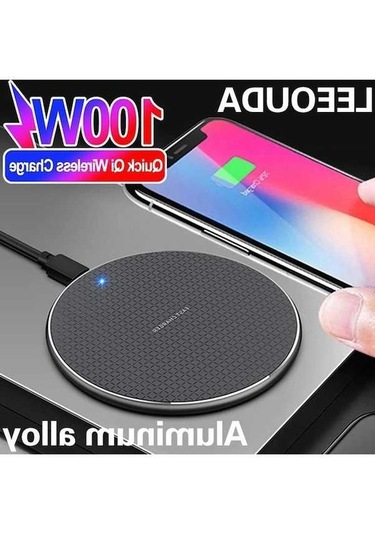 Fastbuy 100w Kablosuz Şarj İphone Uyumlu 13/12/11/xs Max/x/xr 8 Artı/süper Hızlı Şarj Pedi Ulefone Doogee Samsung Not 9/not S