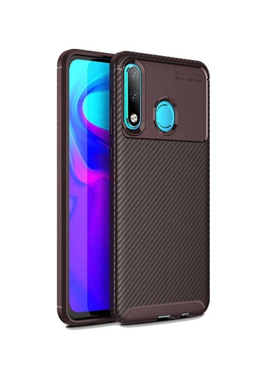 Huawei P30 Lite Kilif Karbon Silikon Case 389460418