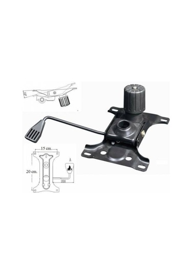 Depolife Yönetici Ofis Çalışma Koltuğu Ayağı Yıldız Tekerlek Aortisör Tele