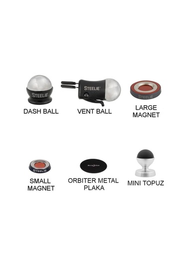 Nite Ize Steelie Ambalaj Hasarlı Yedek Parçalar