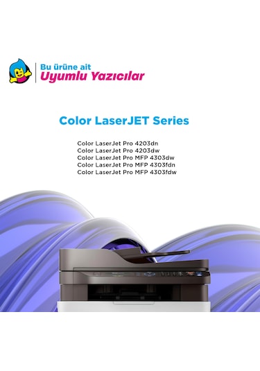 Hp 230a W2300a Uyumlu, Toner Siyah - Çipli / Hp Color Laserjet Pro 4203dn / 4203dw / 4303dw / 4303fdn / 4303fdw