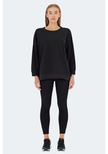 Slazenger Vıkentı Sw 2 Li Set Kadın Sweatshırt Beyaz - Siyah