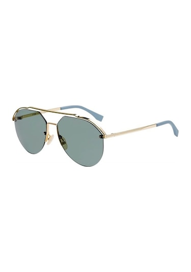 Fendi Ff M0031 S J5g O7 61 Erkek Güneş Gözlüğü Altın
