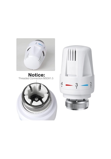 Radyatör İçin Adet Termostat, Radyatör İçin Trv M30 X 1,5 Termostat Başlığı, Radyatör Termostatları, Ev Ve Ofis Isıtma Sistemleri İçin