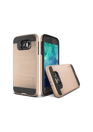 Verus Galaxy S6 İle Uyumlu Case Verge Kılıf Shine Gold