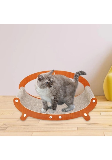 Homyl Kedi Tırmalayıcı Karton Yuva Kitty House Oyun 50cmx26cm