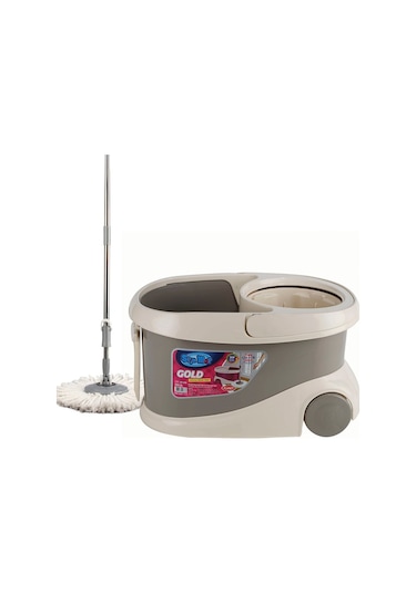 Spin Mop Gold Tekerlekli Temizlik Seti Gri 20 L