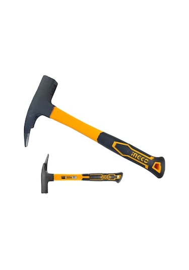 Ingco HRH60028 Fiberglass Saplı Çatı Çekiç 600g
