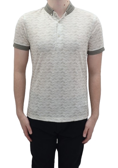 Santa Dmctekstil Erkek Kavis-115 Desenli Spor Kesim Dar Kalıp Cepsiz Polo Yaka T-shirt Kahverengi Santa Dmctekstil Erkek Kavis-115 Desenli Spor Kesim Dar Kalıp Cepsiz Polo Yaka T-shirt Kahverengi