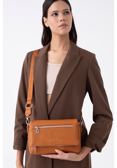 Benetton Kadın El Çantası Bnt1476 Camel Camel