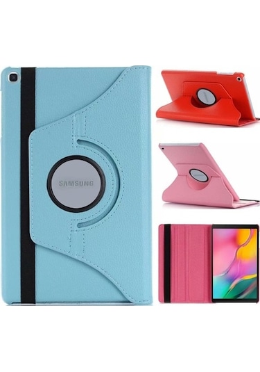 Samsung Uyumlu Galaxy T290 Tab A 8 Inç Kılıf 360 Dönen Tablet Kılıfı