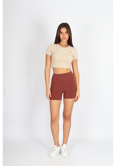 Soft&Basic 2li Kadın Bıker Kısa Spor Tayt Çok Renkli