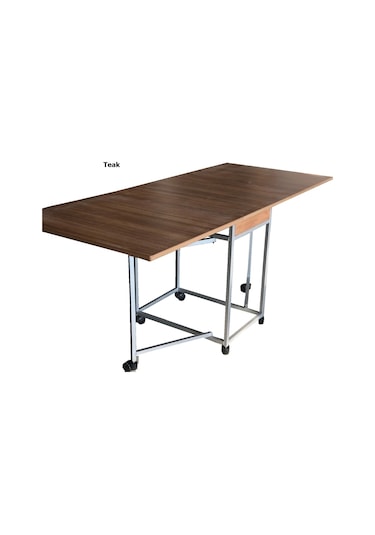 Leylekmobilya Katlanır 10 Kişilik Montajı Yapılmış Ahşap Yemek Masası Leylekmobilya Katlanır 10 Kişilik Montajı Yapılmış Ahşap Yemek Masası