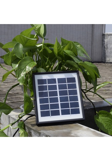 Xindoker Güneş Enerjili 1.5w Oksijen Pompası - Kuş Banyosu, Küçük Gölet Ve Bahçe İçin