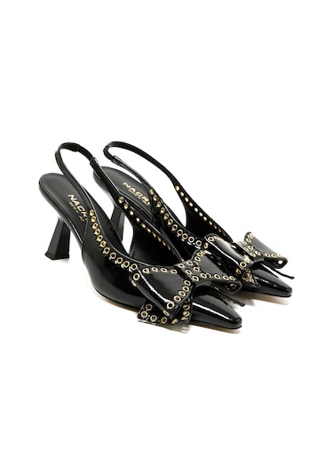 Topuklu/ Stiletto Kadın 3063041 Nacree Naplack Nero Siyah